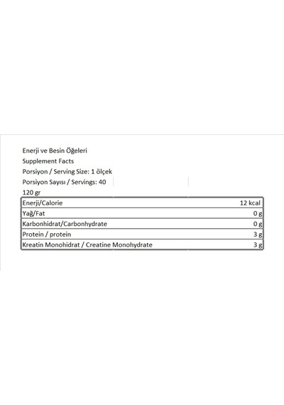 L Carnıtıne 3000g Yeşile Elma/creatine120g Yeşil Elma