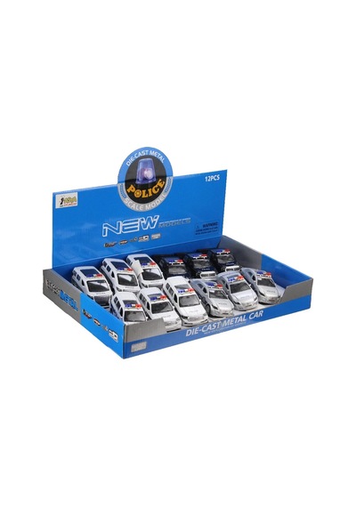 Asya Oyuncak Sesli Metal Polis Arabası 2062-fy6008p-12d
