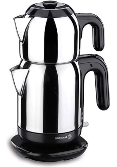Korkmaz Demtez Inox/siyah Elektrikli Çaydanlık 1.6 Lt