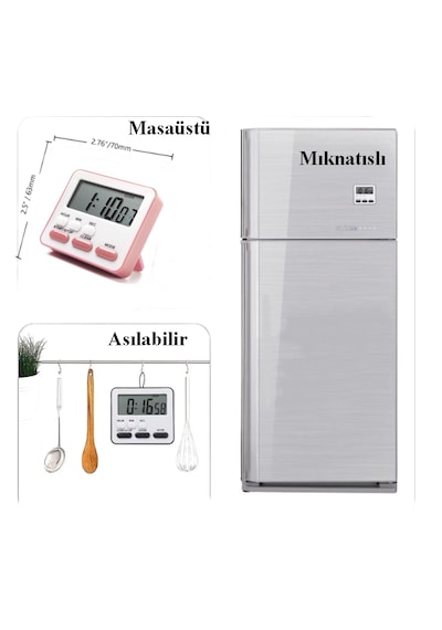 Zk-2206 Mıknatıslı Kronometre İleri Ve Geri Sayım Özellikli