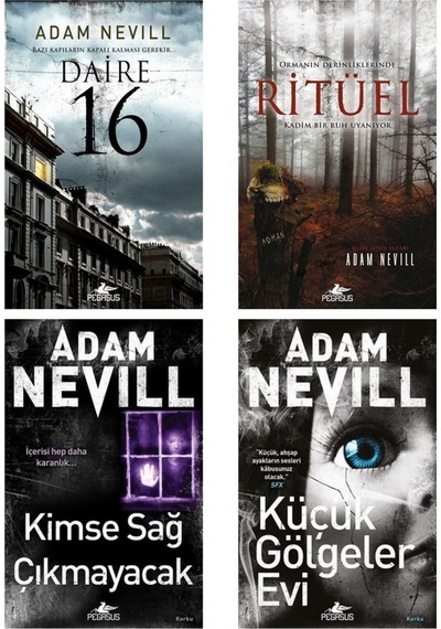 Adam Nevill Korku Gerilim Kitapları Takım Set 4 Kitap