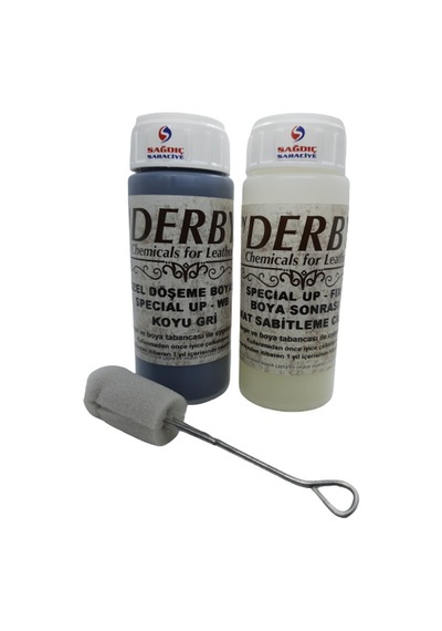 Derby Koyu Gri Döşeme Boyası ve Boya Sonrası Sabitleme Cilası