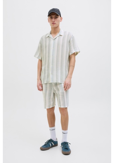 Jack & Jones Joreaster Patras Resort Beyaz Erkek Gömlek Beyaz