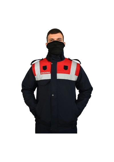 Mysia Outdoor Jandarma Asayiş Kışlık U Kol Mont Çok Renkli