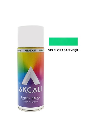 Akçalı Sprey Boya 513 Floresan Yeşil 400  ML
