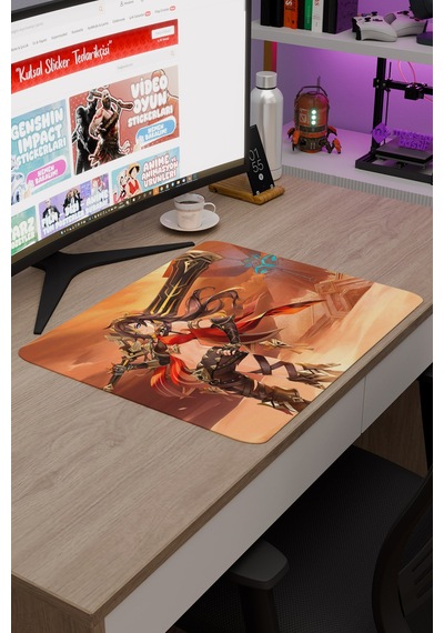 Dehya Genshin Impact Anime Gacha V2 - 48x40 Xl Gaming Mouse Pad Fare Altlığı