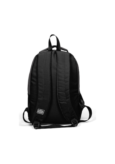Coral High Kids Koyu Gri Siyah Üç Bölmeli USB Şarjlı Kulaklık Çıkışlı Okul Sırt Çantası 24307