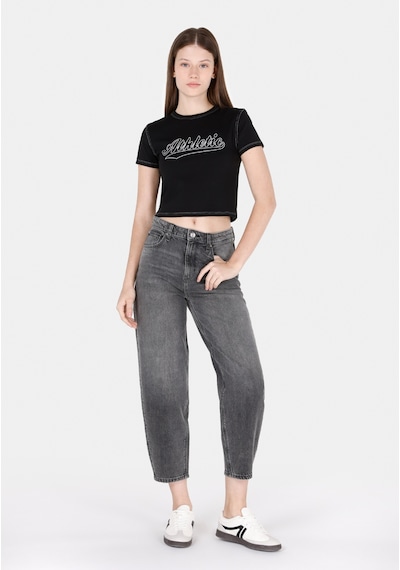 Colin's Colins Balloon Fit Yüksel Bel Daralan Paça Kadın Siyah Jean Pantolon Cl1072462 Q1.v2 Dn43986 Denim