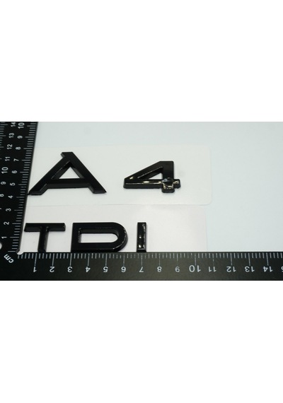 Dk Tuning Audi A4 Tdi Parlak Siyah Abs Bagaj Yazı Logo Arma