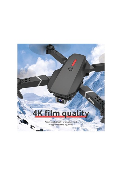 Hd Çift Kamera Drone 4k Kamera, Gps, Uzun Uçuş Süresi, Otomatik Takip & Katlanabilir Tasarım E88
