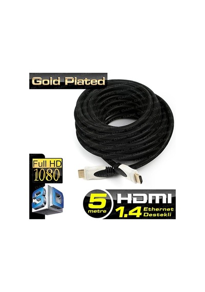 Dark Dk-hd-cv14l500 Hdmi To Hdmi 5 Metre Altın Uç Görüntü Kablosu Tek Renk