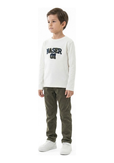 Xo Kids Erkek Çocuk 3lü Alt Üst Takım 6-9 Yaş 13209 Haki