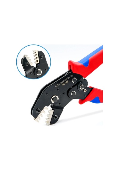 Sn-58b Cırcır Sıkma Pensesi Crimper Aracı 0.25-1.5mm²