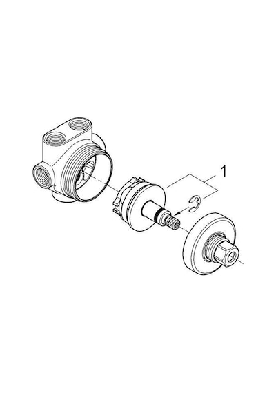 Grohe 5 Yollu Yön Değiştirici 29033000 - 29033000