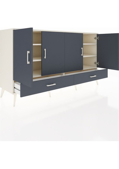 Hyperion Konsol 6 Raflı 2 Çekmeceli 4 Kapaklı 176x44x99 Aytaşı-an Aytaşı-antrasit Hyperion Konsol 6 Raflı 2 Çekmeceli 4 Kapaklı 176x44x99 Aytaşı-an Aytaşı-antrasit