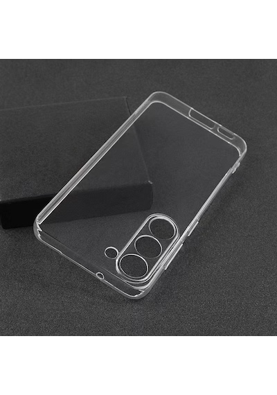 Samsung Uyumlu Galaxy A14 Kılıf Zore Süper Silikon Kapak Renksiz