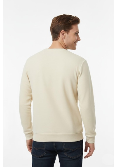 Dynamo Erkek Sıfır Yaka Selanik Sweatshirt Regular Kalıp Bgl-st04926 Krem Dynamo Erkek Sıfır Yaka Selanik Sweatshirt Regular Kalıp Bgl-st04926 Krem