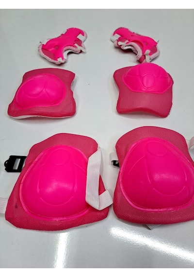 Çocuk Dizlik Dirsek El Koruyucu Set Güvenlik Aksesuarları Dizlik Dirseklik El Koruma 4-12 Yaş 29x19 - 19x35 / Pembe Pembe Çocuk Dizlik Dirsek El Koruyucu Set Güvenlik Aksesuarları Dizlik Dirseklik El Koruma 4-12 Yaş 29x19 - 19x35 / Pembe Pembe
