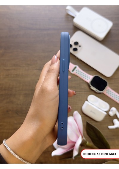 Apple iPhone 15 Pro Max Uyumlu Kamera Korumalı Darbeye Dayanıklı Renk Atmayan Keep Silikon Kılıf Lacivert Apple iPhone 15 Pro Max Uyumlu Kamera Korumalı Darbeye Dayanıklı Renk Atmayan Keep Silikon Kılıf Lacivert