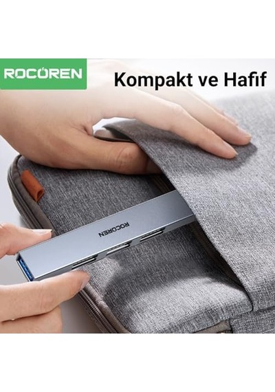 Type-c 5gbps 4 Portlu Usb-a 3.0 Çoklayıcı Dönüştürücü Hub