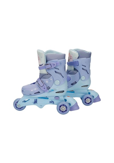 Frozen Karlar Ülkesi 3 Tekerlekli Inline Paten - 29-32 Numara Ayarlanabilir Başlangıç Pateni Çok Renkli