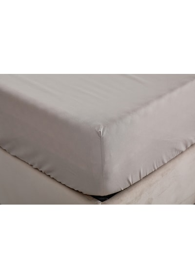 Colourful Fitted Çarşaf Çift King Size - Bej