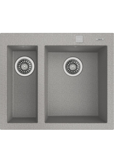 Teka Forsquare 590 Tg Çift Hazneli Tegranite+ Eviye - Stone Grey - 115260020