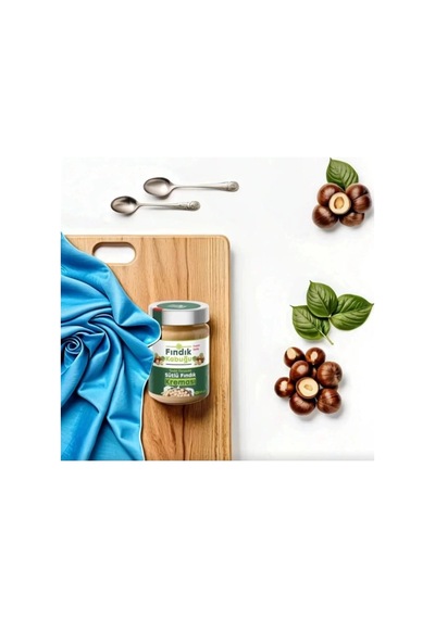 Fındık Kabuğu %13 Fındık Parçacıklı Sütlü Fındık Kreması 300 Gr