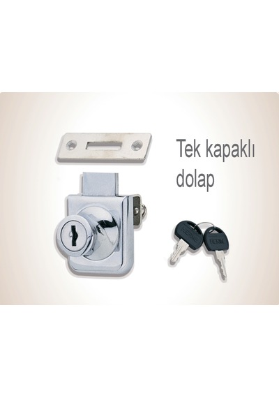 555 - Canex Cam Dolap Kilidi - Tek Kapaklı Kilit