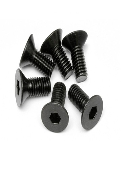 Venoa M4x20 Mm Havşabaş İmbus Civata 10.9 Kalite Siyah Dın7991 30 Adet M4