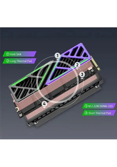 Hiksemi Radiator Mh1 M2 Ssd Soğutucu