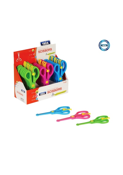 Trix Renkli Emniyetli Çocuk Makası 3 Adet