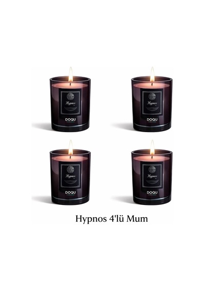 Doqu Home New Hypnoz Kokulu Mum Saydam - 170 Gr Siyah