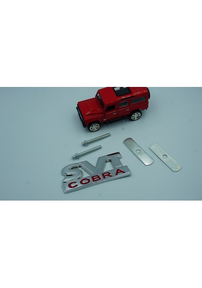 Ford Mustang Shelby Svt Cobra Vidalı Krom Metal 3D Logo Amblem (547069409)