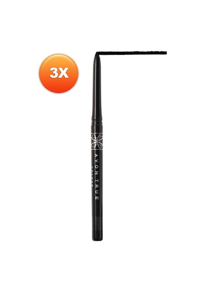 Avon Glimmersticks Açılıp Kapanabilen Göz Kalemi Blackest Black 3'lü