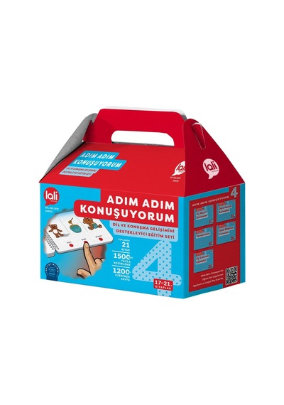 Adım Adım Konuşuyorum Konuşma Terapi Eğitim Seti 4 - Lali Yayınları