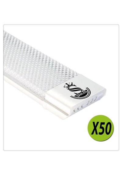 80w 120 Cm Kristal Yatay Led Bant Armatür-trafolu Beyaz-50 Adet Beyaz