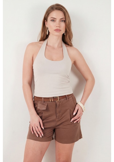 Lela Bayan Bluz 5866664 Taş-kahve Taş-kahve