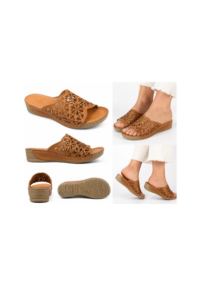 N Napa Shoe Np.226l.kahve Deri Napa Shoe Kadın Ortopedik Dolgu Topuk Günlük Terlik Lazer Kesim Çiçek Desenli Hafif Ve Konforlu Taba Terlik N Napa Shoe Np.226l.kahve Deri Napa Shoe Kadın Ortopedik Dolgu Topuk Günlük Terlik Lazer Kesim Çiçek Desenli Hafif Ve Konforlu Taba Terlik