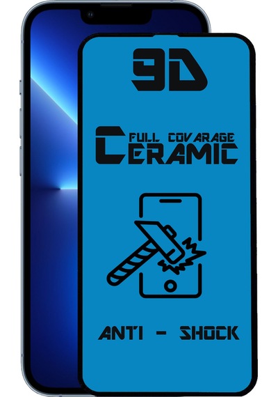 Apple Uyumlu   iPhone 13 Pro Max Tam Kaplayan Seramik Nano Esnek Ekran Koruyucu Cam