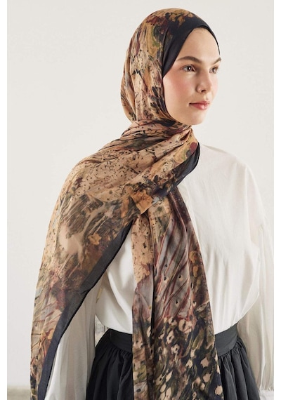 Defacto Fresh Scarfs X Defacto Abstract Floral Viskon Şal I1742ax26smkr1 Çok Renkli-kr1