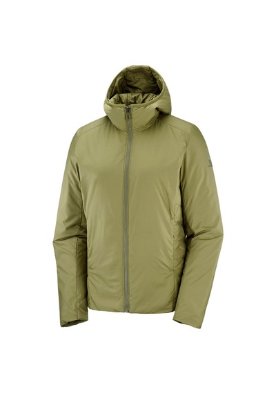 Salomon Outrack Insul Hoodıe W Kadın Outdoor Ceketi Lc1391200 Yeşil Yeşil