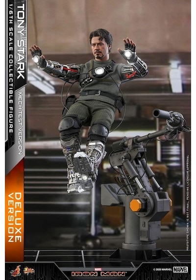 Hot Toys Tony Stark Mech Test Deluxe Version Sixth Scale Figure - 906793 - Mms582 - Marvel Comics / Iron Man