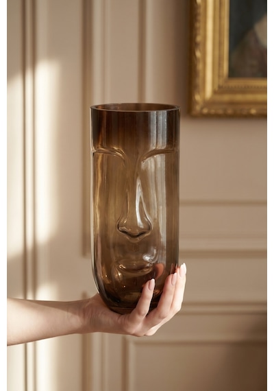 Aura Face Cam Vazo Amber - 29 Cm Amber