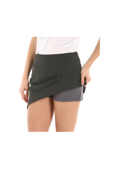 Slam Slam Kadın Etek Tech Ws Skort Gri W06 Antrasit