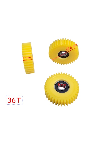Ebis E-bis Pedal Destekli Dişli 3 Lü Set 36t 13mm Kestamit Spr Elektrikli Bisiklet