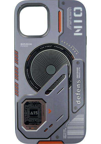 Nettech Apple Uyumlu iPhone 15 Nt-n043 Arka Koruma Kılıf - Gri Gri