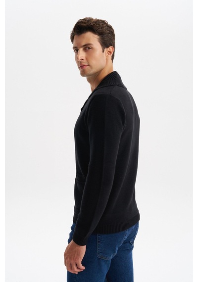 AR-MA Arma Erkek Slim Fit Örme Likralı Pike Şal Yaka Düğmeli Triko Hırka %50 Pamuk %50 Akrilik K0hto0859 Siyah AR-MA Arma Erkek Slim Fit Örme Likralı Pike Şal Yaka Düğmeli Triko Hırka %50 Pamuk %50 Akrilik K0hto0859 Siyah
