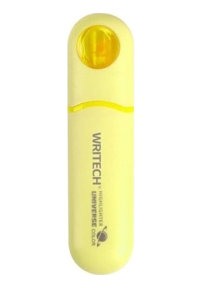 Wrıtech W-8154 Astronot Fosforlu Kalem Pastel Sarı - 12'li Kutu