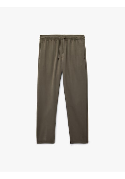 Koton Viskon Karışımlı Cep Detaylı Rahat Kesim Beli Bağcıklı Pantolon Haki 6wam40050hw Haki Koton Viskon Karışımlı Cep Detaylı Rahat Kesim Beli Bağcıklı Pantolon Haki 6wam40050hw Haki